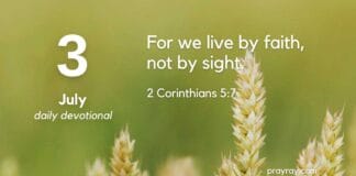 The Fragility of Sight – Daily Devotional for July 3 The Fragility of Sight daily Devotional for July 3