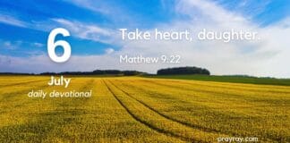The Courage to Touch the Hem – Daily Devotional for July 6 The Courage to Touch the Hem Daily Devotional for July 6