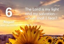 The Light on the Mountain – Daily Devotional for August 6 The Light on the Mountain – Daily Devotional for August 6